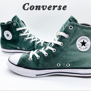 Converse-Velvet Green High Top Junior 6